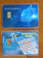 Bitcoin Crypto Goldbarren oder Helikopter Geld Goldbarren - je 1g Nordrhein-Westfalen - Troisdorf Vorschau