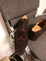 Magnanni Designer Wildleder Schuh Gr. 45 1/2 schwarz rot Bayern - Reichertshofen Vorschau