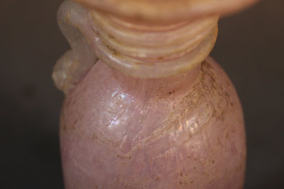 Vintage Seguso Murano / Scavo Amethyst Vase in Düsseldorf