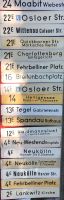 BVG Berlin West Bus Zielschild Büssing DE Berlin - Reinickendorf Vorschau