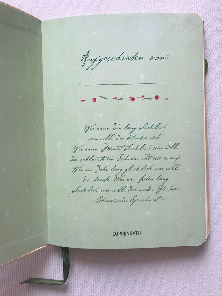 Garten Notizbuch Coppenrath Einschreibbuch Geschenk Silke Leffler in Berlin