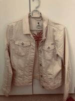 Jeansjacke Creme mit Rücken Print Niedersachsen - Lehrte Vorschau