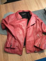 Echtlederjacke von Trendzone, Grösse 40, Farbe : rot, Bikerstyle Nordrhein-Westfalen - Haltern am See Vorschau