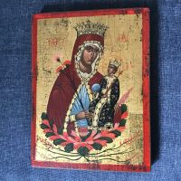 Ältere größere Ikone handgemalt „Maria unverwelkliche Rose“ Baden-Württemberg - Ahorn Vorschau