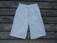 Benetton, Bermuda, hellblau-weiß kariert, 100% Baumwolle, Gr. 36 Hessen - Raunheim Vorschau