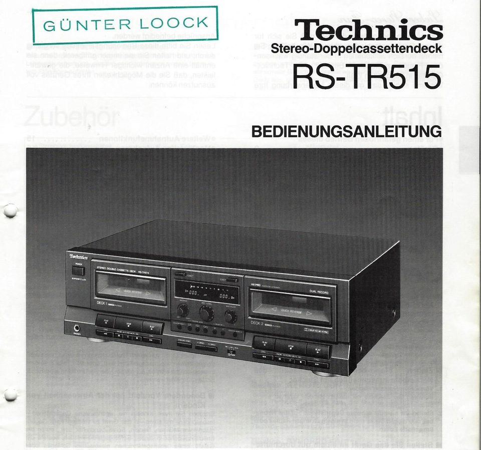 TECHNICS Stereoanlage mit Lautsprecher und RACK in Kleve