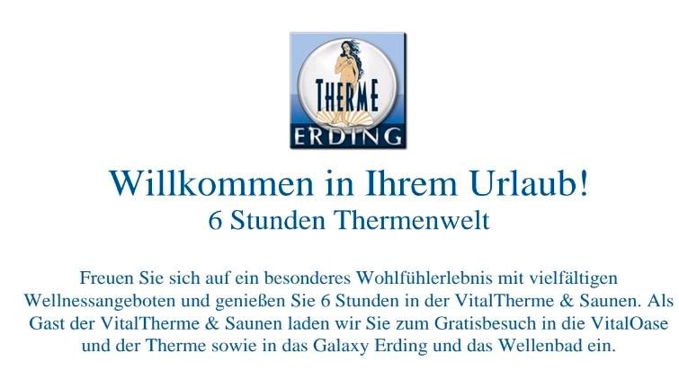 2 Tickets à 6 std Therme Erding inkl Sauna in Neuching