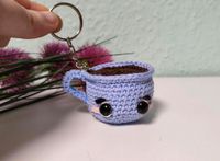 Tasse gehäkelt Schlüsselanhänger, Kawaii, Amigurumi Rheinland-Pfalz - Beilingen Vorschau