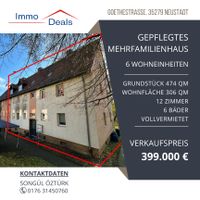 vollvermietetes Mehrfamilienhaus mit 6 WH auf 3 Etagen (Baujahr 1959) & umfassenden Modernisierungen Hessen - Neustadt Vorschau