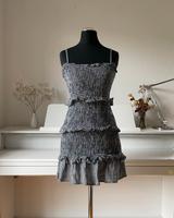 Vintage Mini Kleid Schwarz-Weiß Kariert XS Baden-Württemberg - Pfinztal Vorschau