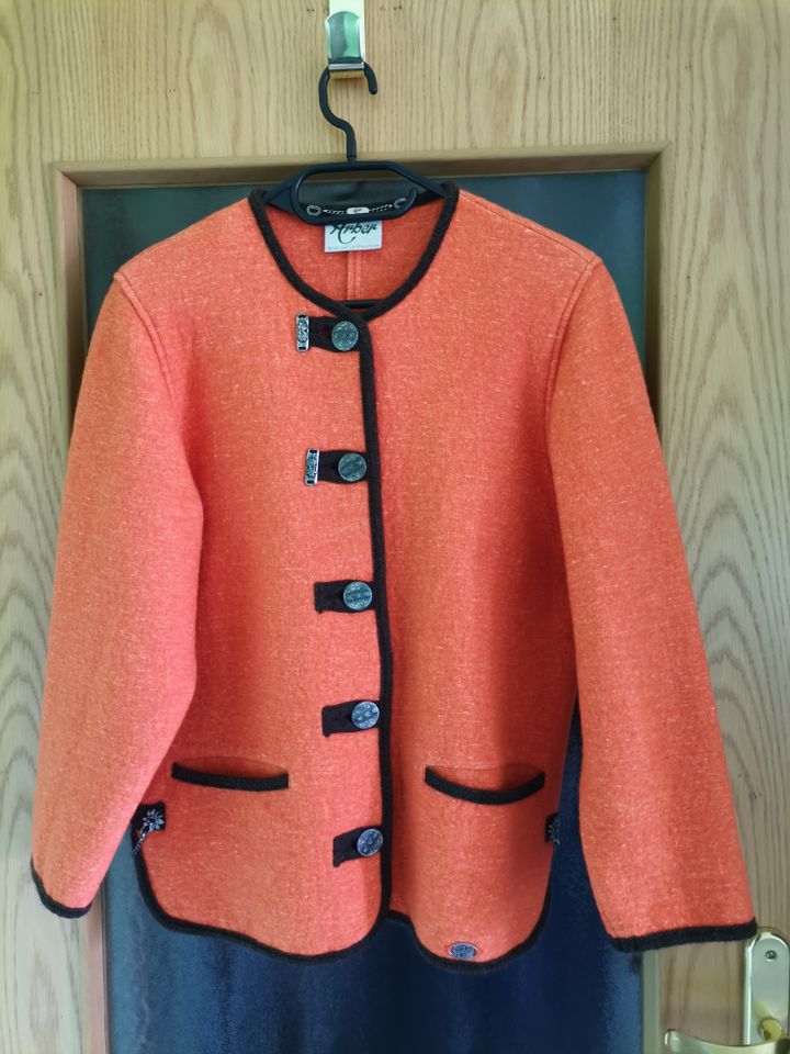 Trachtenjacke von Arber Größe 36 Farbe orange, braun in Dranske