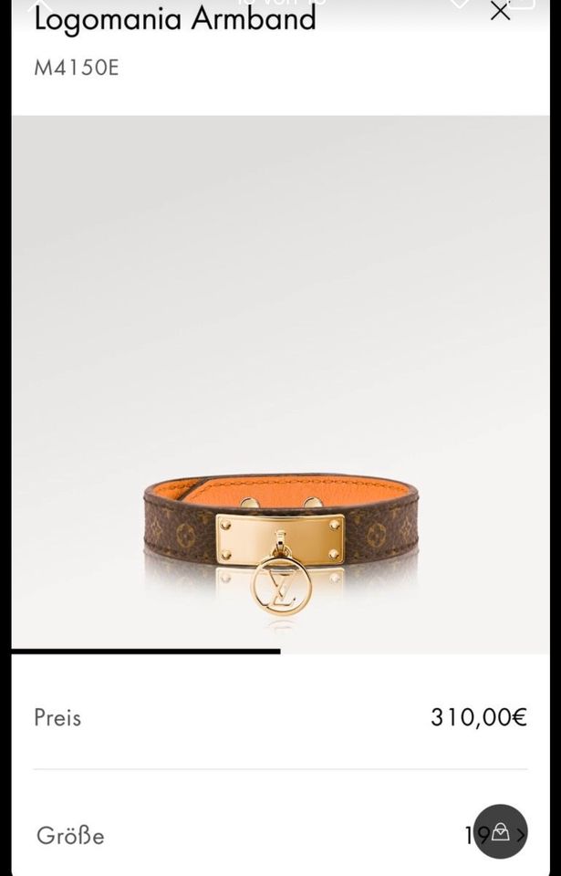 Louis Vuitton Logomania Armband in Düsseldorf