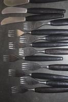 schwarz DDR Besteck Plastik 13 tlg VEB Sesta Gabel Messer Plaste Niedersachsen - Emden Vorschau