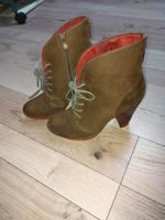 Highheel Boots Stiefeletten Marco Tozzi Größe 38 olivgrün Saarland - Merchweiler Vorschau