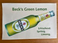 Beck’s Green Lemon Werbeaufkleber Neu Thüringen - Altenburg Vorschau