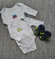 ⭐Kleines Monster Set Babykleidung Gr. 62 Body Schuhe⭐ Thüringen - Greußen Vorschau