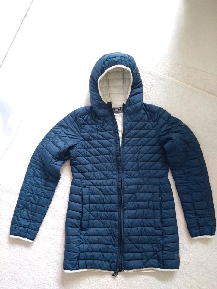 Jack Wolfskin Damen Jacke Steppjacke blau weiß in Hamburg