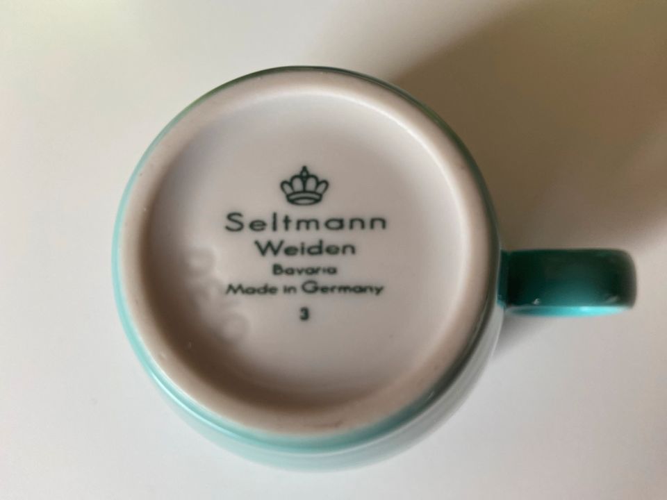 Marken Becher von Seltmann Weiden mit Thermoskanne in Kiel