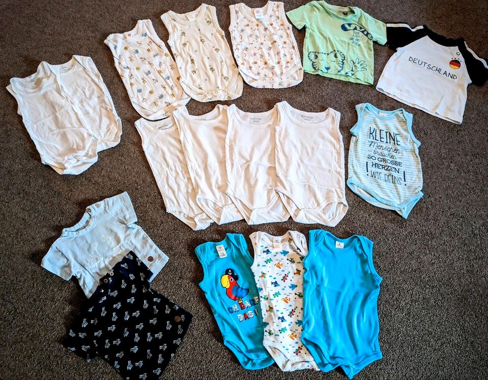 Kleines Baby Junge Sommer Paket 50/56 ✓ viel 1. Hand ✓ Sets in Horstedt (Niedersachsen)