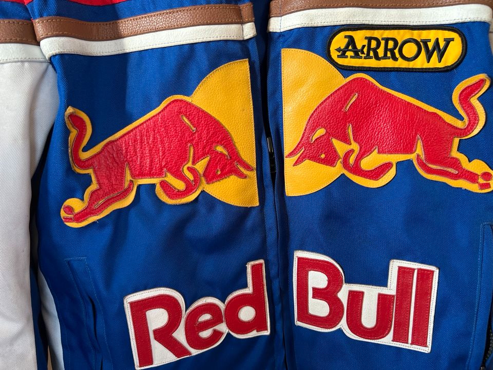 Red Bull f1 biker Jacke Lederpartien, Protektoren in Herford