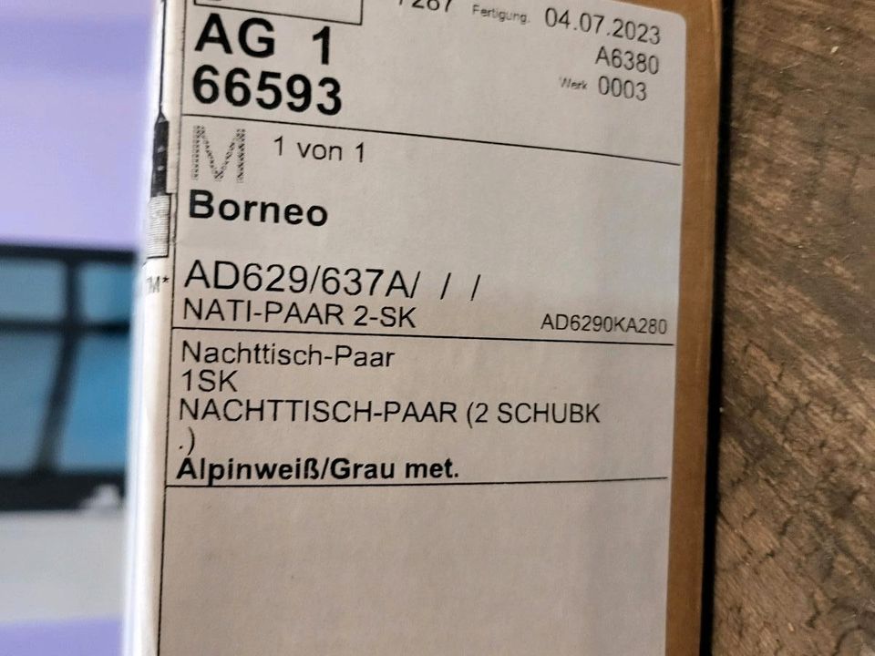 Nachttische Borneo NEU in Welfesholz