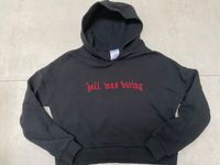 ''Hell Was Boring'' Damen Cropped Hoodie Pulli kurz schwarz Gr. S Bayern - Schöllnach Vorschau