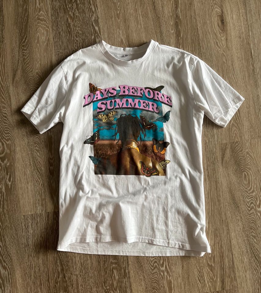 Travis Scott Days Before Summer Bandshirt, weiß, XL in Wertheim