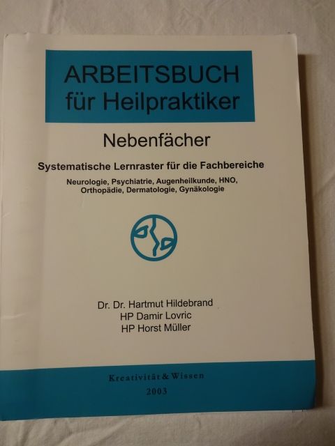 Arbeitsbuch für Heilpraktiker, Nebenfächer in Hof (Saale)