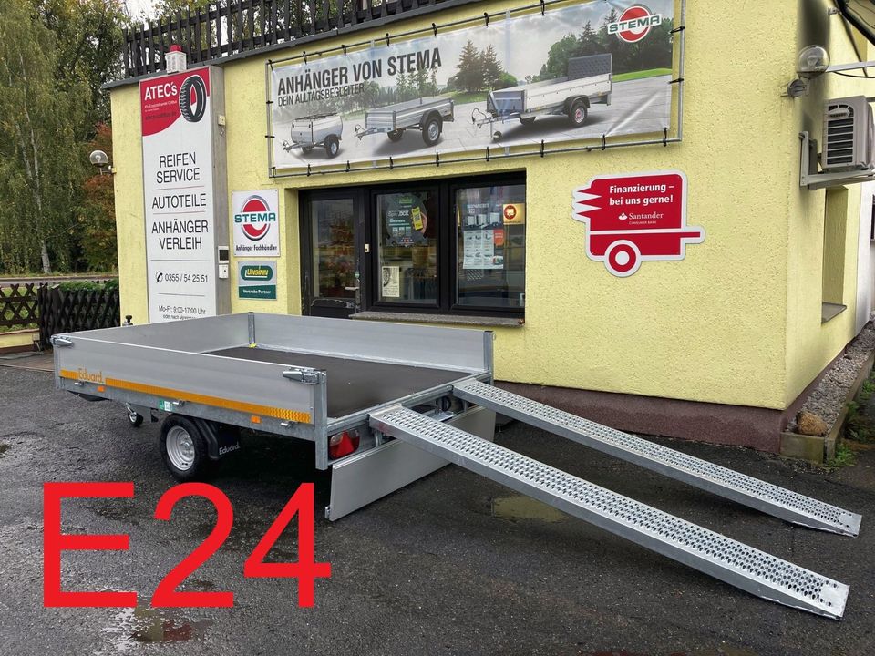 Pkw Anhänger EDUARD E24 | 2,56x1,50m | 1350kg | Hochlader in Cottbus