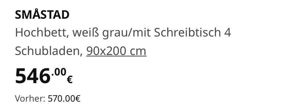 Hochbett für Kinder - wie neu in Osnabrück