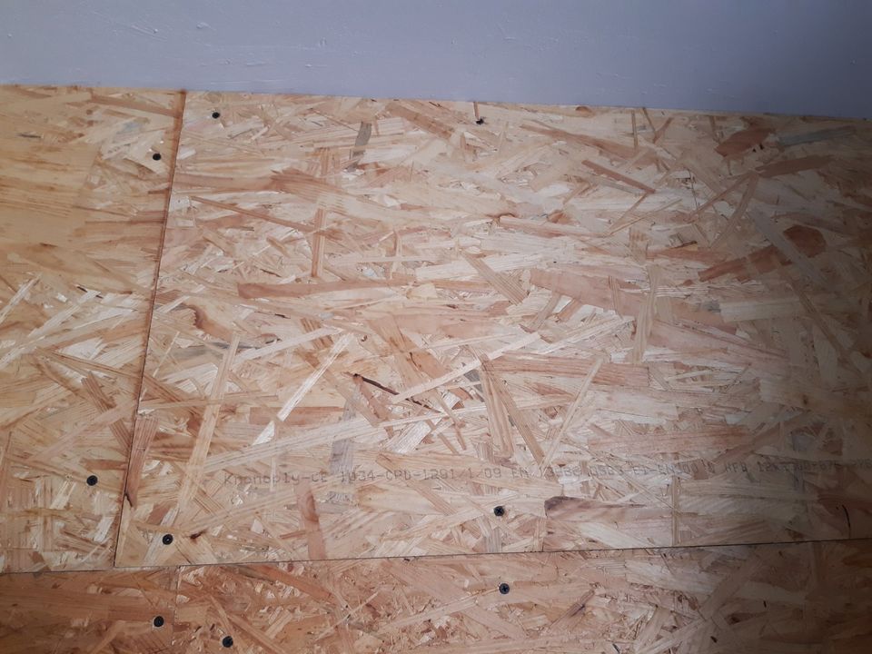 OSB 3 mit Nut und Feder 2500x675x15mm Gebraucht Guter Zustand! in Neuenkirchen