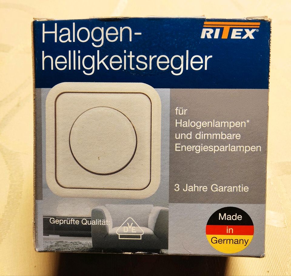 RITEX Halogen Helligkeitsregler 20W - 500W Dimmer in Ilmenau