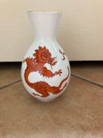 Vase mit Rotem Ming Drachen,Handgemalte Nordrhein-Westfalen - Pulheim Vorschau