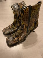 Stiefeletten Animal Look Gr 37,5 Designer Absatz Hoher NP Nordrhein-Westfalen - Bad Oeynhausen Vorschau