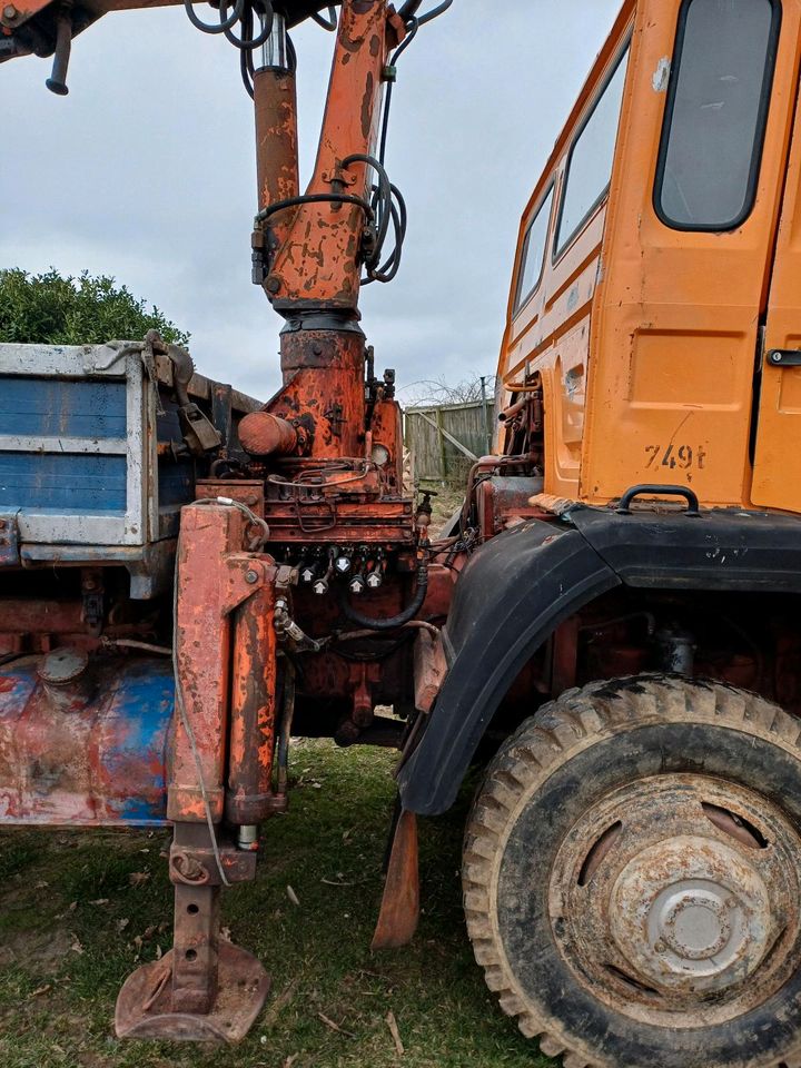 Magirus-Deutz M130 M8 FAL Kippen (Oldtimer) in Passee