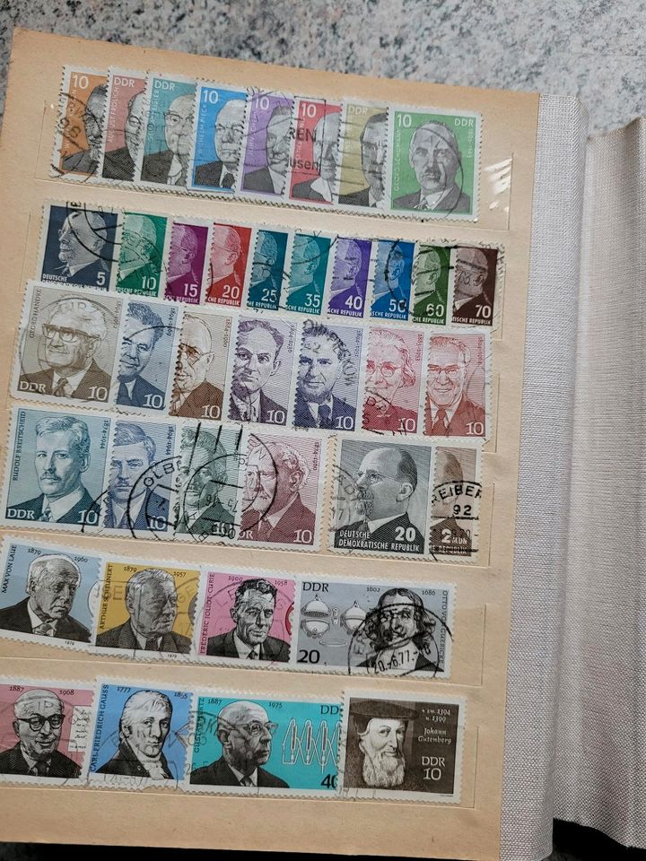 Briefmarkensammlung 1965 bis 1980 in Wurzen