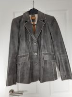 Damenlederjacke Lederjacke Vintage-Stil grau  Größe 38  NEU Nordfriesland - Hattstedt Vorschau