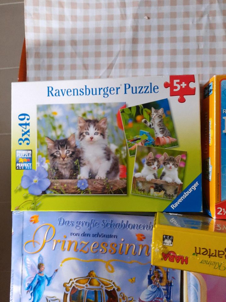 Spiele/Bücher/Puzzle im Set in Kaltennordheim