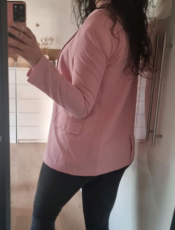 Oversize Blazer rosa pink Bershka Gr M 36 38 Köpfe in Bielefeld