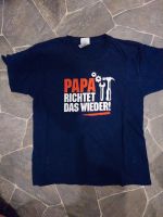 T-Shirt Motiv ,Papa richtet das wieder , junge Handwerker gr.128 Schleswig-Holstein - Neumünster Vorschau