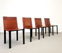 1/6 ital. Stühle Leder Carlo Bartoli Matteo Grassi Chairs 1980 Mitte - Tiergarten Vorschau