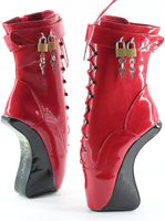 High Heels Sexy Schuhe Ballerina Pony Stiefel Boots Größe 39 Rot Berlin - Schöneberg Vorschau