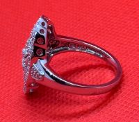 Diamant Ring Damen Art Deco 925er Silber **Echte Diamanten** Hessen - Gießen Vorschau