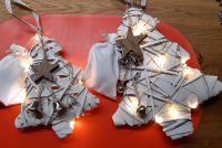 Hübsche Weihnachtsdeko 2 weiße Tannenbäume mit Licht Nordrhein-Westfalen - Zülpich Vorschau