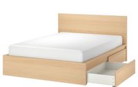 IKEA Bett MALM 1,56x2m eichenfunier mit zwei Schubkästen Essen-West - Frohnhausen Vorschau