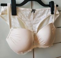 Schalen-BH 80C & Slip 40/42 ivory mit Spitze Gina Benotti Set Neu Brandenburg - Beeskow Vorschau