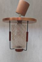 Deckenlampe Messing Glas Holz - Hängelampe Retro Vintage Stuttgart - Plieningen Vorschau