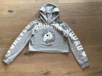 H&M Mädchen Hoodie Kapuzenshirt kurz grau Einhorn Gr.158/164 nw Bayern - Eltmann Vorschau