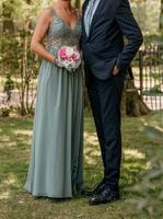 Vera Mont Abendkleid mit Stickerei in Grün  (Neupreis 359,99 €) Niedersachsen - Dörpen Vorschau