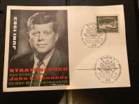 John F. Kennedy abgestempelte Postkarte zu verkaufen Köln - Porz Vorschau